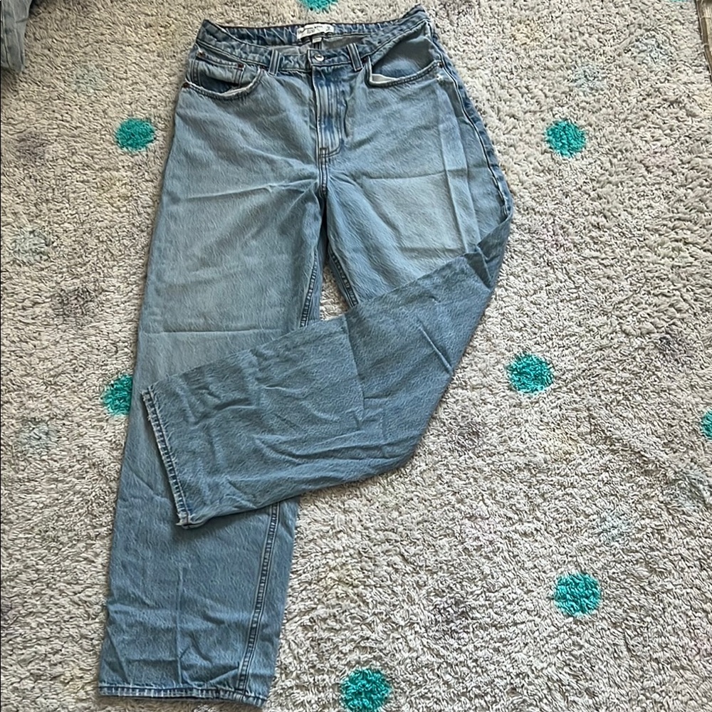 Abercrombie & Fitch The Loose High Rise Curve Love